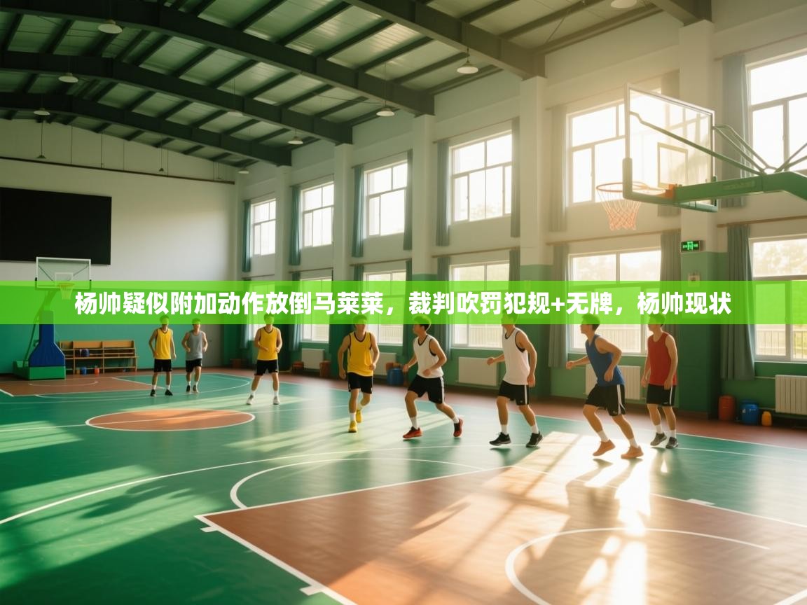 杨帅疑似附加动作放倒马莱莱,裁判吹罚犯规+无牌,杨帅现状 第1张